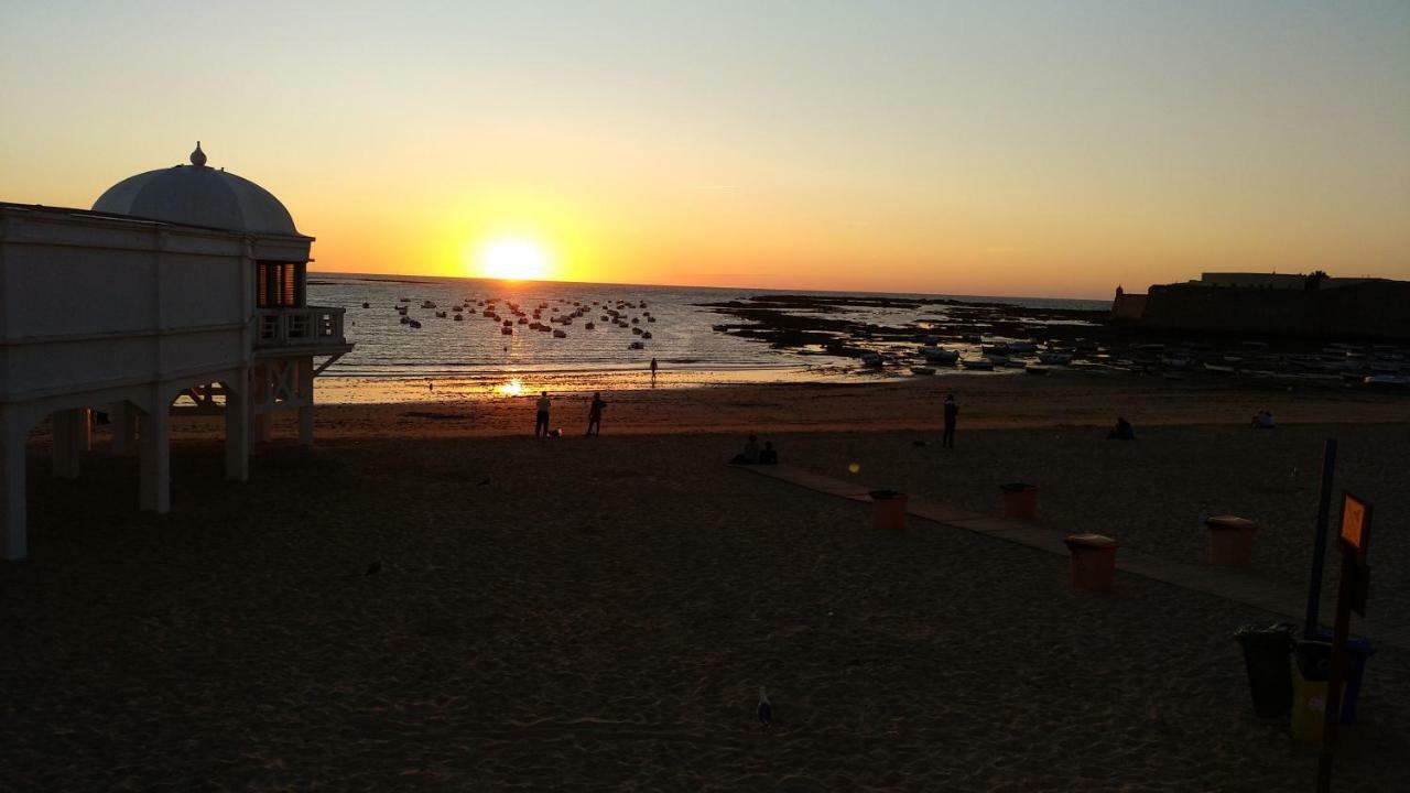 La Caleta De Cadiz Wifi Lägenhet Exteriör bild