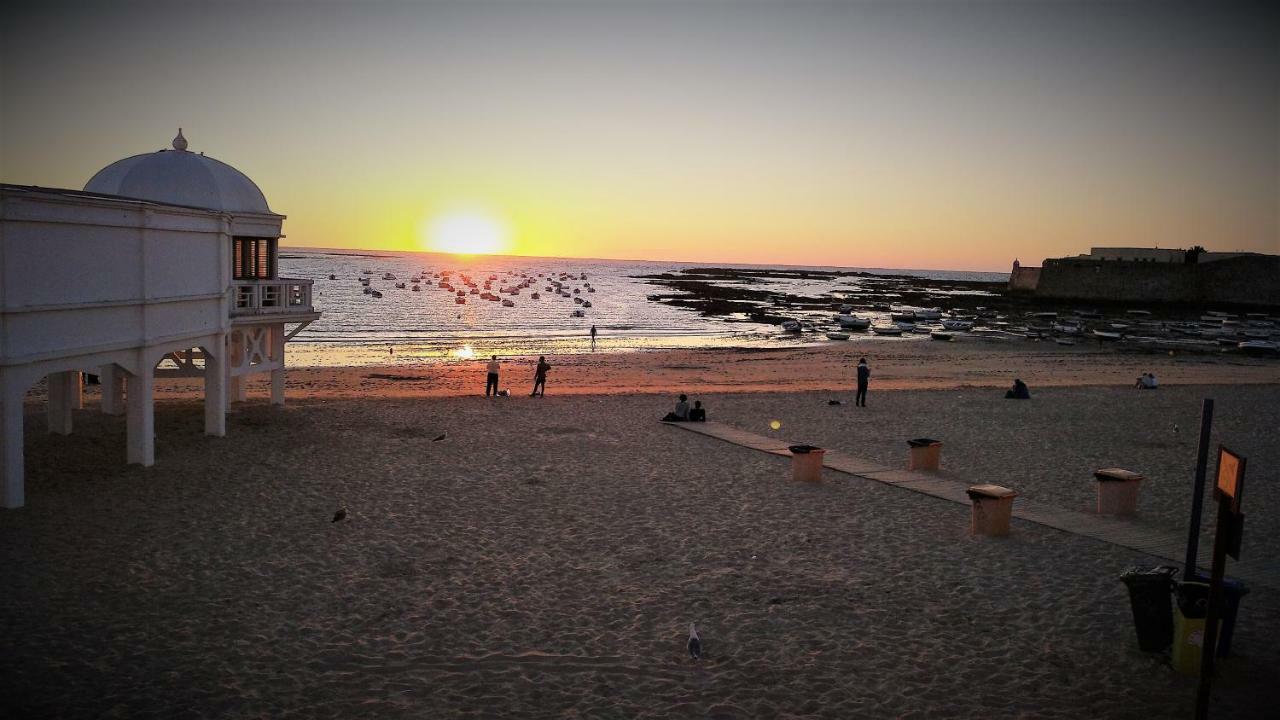 La Caleta De Cadiz Wifi Lägenhet Exteriör bild